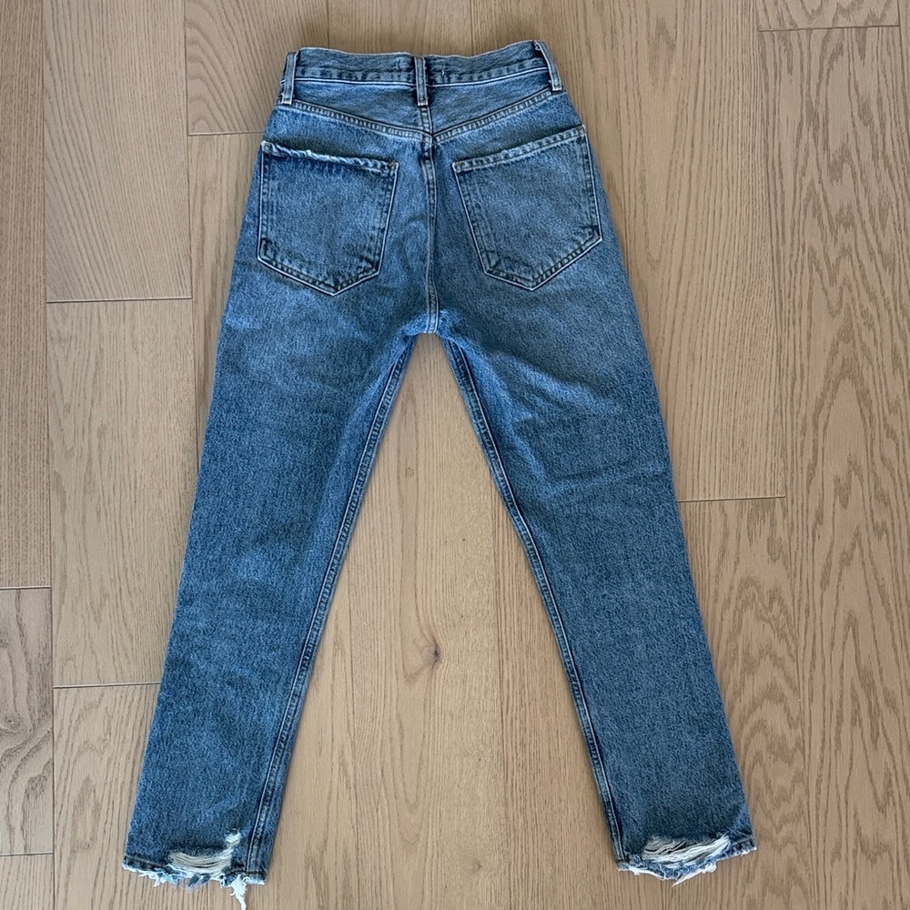 Agolde | Riley High Rise Straight Crop Jeans - Picture 3 of 5